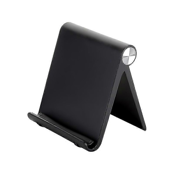 Telefonstativ, justerbar mobiltelefonholder for skrivebord, sammenleggbar telefonholder dokkingstasjon mobilstativ for iPhone iPad nettbrett 4 til 7,9 tommer Sm