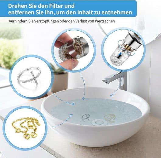 2 stk. vaskeplugger for 34-40 mm avløpsplugger til vasker