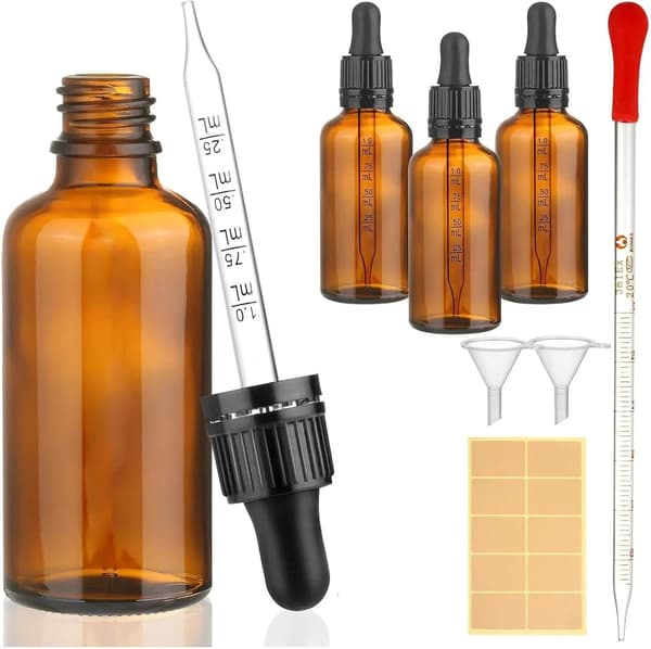 Pipetteflaske, glasspipetteflaske, glassflasker for eter