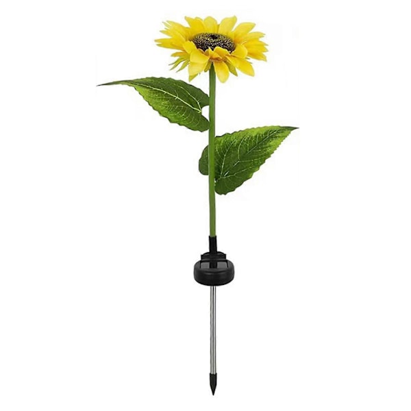 Solsikke LED Lampe Automatisk På/Av Ingen Ledninger Kreves Enkel å Installere Utendørs Vanntett Solar Hage Lampe Plen Lampe QingHai