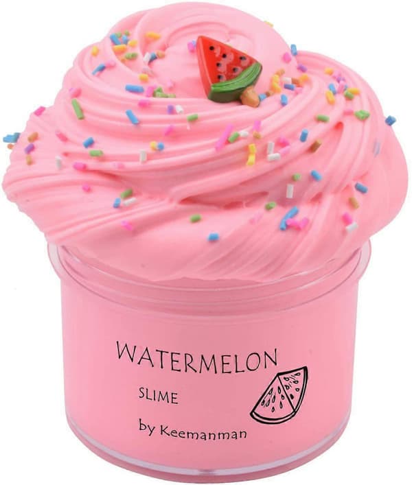 (Blå) Fluffy Slime Candyfloss Mudder Floam Sky Kitt Stressaflastende Legetøj til Børn Gaver
