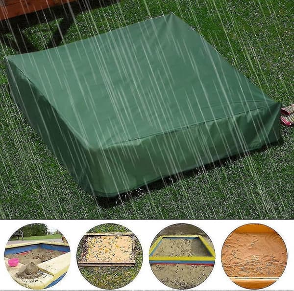 Sandkassedeksel med snøring 150x150cm Vanntett og UV-bestandig