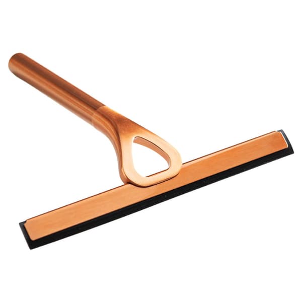 Dusjnal Silikon Multifunksjonell Baderomsrenser i 304 rustfritt stål for baderomsspeil, bronse
