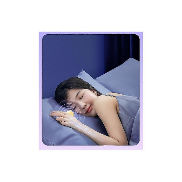 Smart Sleeper LCD mikrostrøm håndafslapning for at hjælpe med at sove let Hvid
