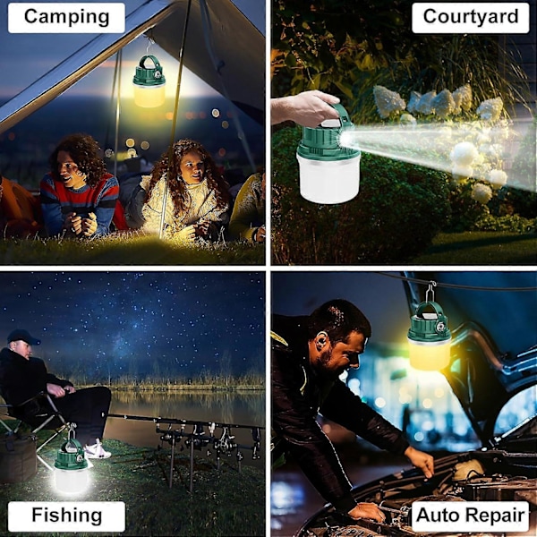 Mini Solarlampe - 5500mAh Nødlys til Strømafbrydelser
