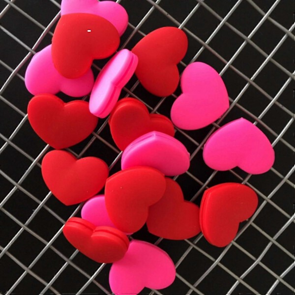 9 Stycken Antivibrationsdämpare för Tennisracket, Tennissvängningsdämpare Hjärtform för Alla Klubbmärken