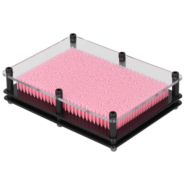 2025 Seneste Model Pin Art Legetøj 3D Plast Håndaftryk Model Kloning Farverig