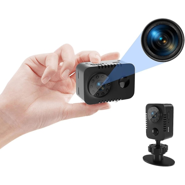 Mini 1080p HD-kamera med Pir-rörelsedetektor och mörkerseende