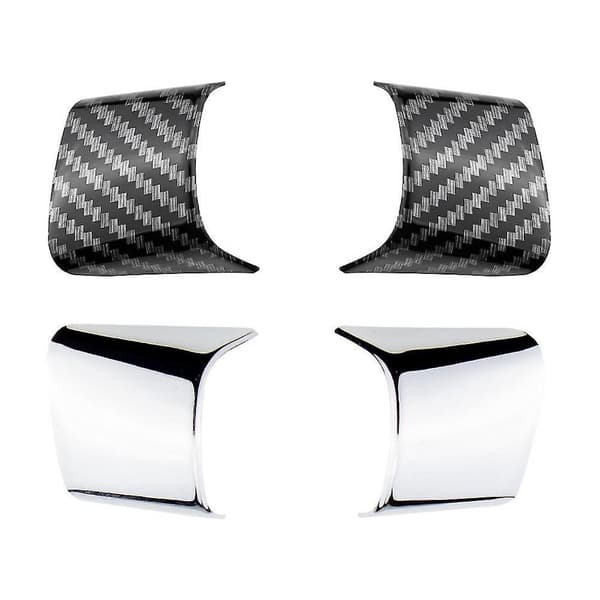 Bil ABS karbonfiber rattdekorasjon kompatibel med Ford Focus 3 Mk3 (2012-2014) Kuga 2013-2015 C-max 2011-2017 Bil