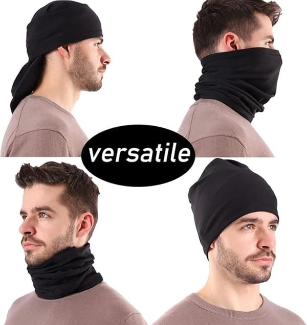 Halsedisse menn kvinner vinter elastisk multifunksjonell skjerf vindtett halsvarmer varm fleeceforet halsvarmer for
