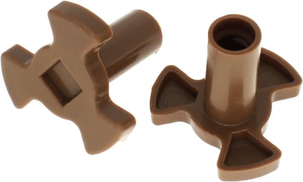 Mikrobølgeovn Platespiller Rullestøtte Koblingsaksel Erstatning 6mm x 8mm 2 Stk