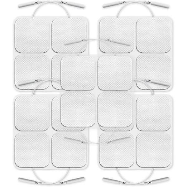 20 Axion Elektroder 5x5cm Ledningsforbindelse Med 2mm Stik