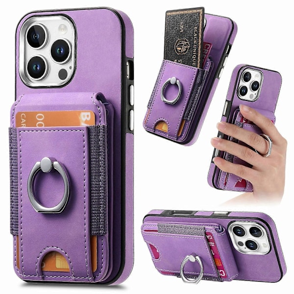 (Violetti) iPhone 16 Pro Max -puhelin kotelo