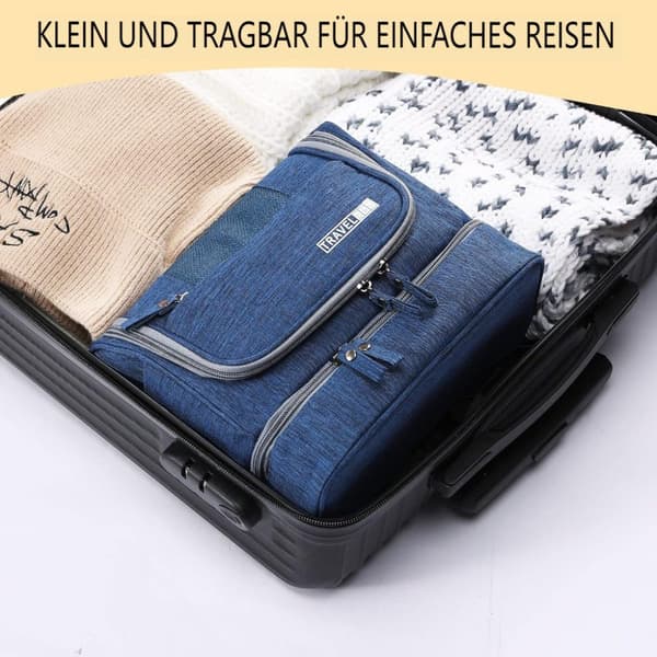 Toalettmappe, vanntett toalettmappe, reiseveske, toalettmappe