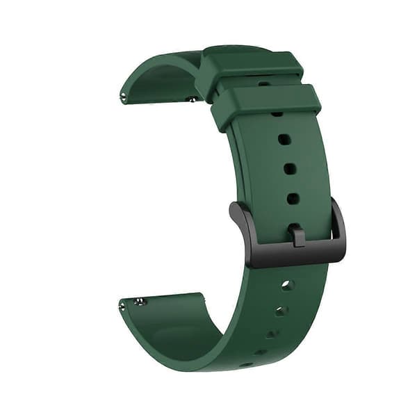 2 par (sort) Smartwatch udskiftningsrem, hudvenlig blød silikone Quick Release, Smartwatch rem
