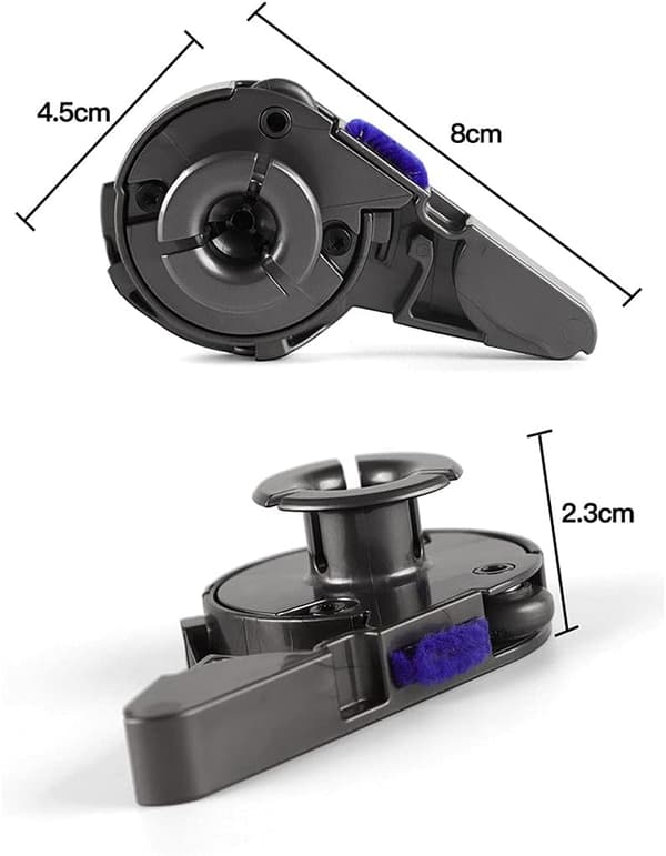 Udskiftningsbørstehoved til Dyson Digital Slim Fluffy, V8 Slim, V12, V15 Detect Slim rullebørste