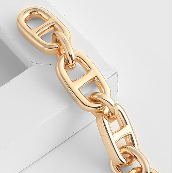 Taskeforlængerkæde, legering, til skuldertaske, 13 cm, 2 stk.
