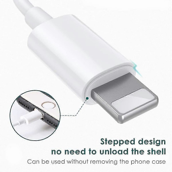 Hörlursadapter för iPhone X aux Adapter 3.5mm