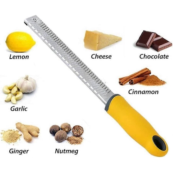 Køkken Rivejern Scholl Ostehøvl Manuel Fødder Rustfrit Stål Zest Rivejern til Spaetzle Citron Parmesan Ingefær Hvidløg Muskatnød Chokolade Kokosnød Gulerod