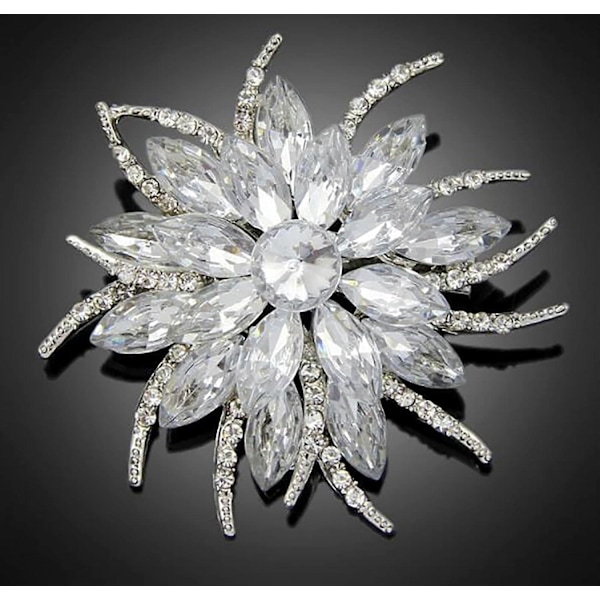8-pakning Rhinestone Serviettringer - Lotusdesign for Bryllup &amp; Bespisning?