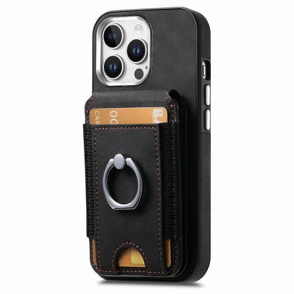 (Sort) Til iPhone 16 Pro Max Telefon Cover