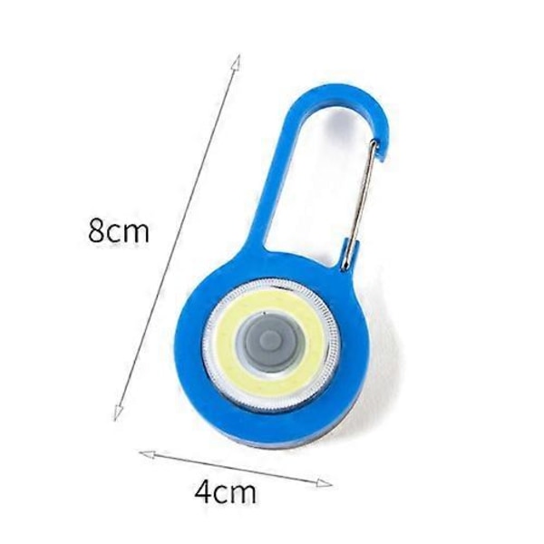 Røde Clip-on Hundelygter 2 Stykker Vedhæng Hundelampe 3 Lysindstillinger med USB Genopladelige Lysende Hundehalsbånd Vandtæt LED Nødlygte til H