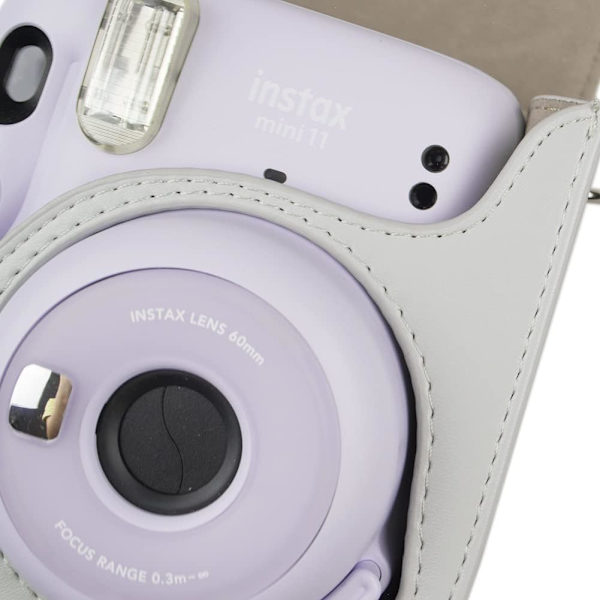 Rieibi PU læder Mini 11 etui, taske til Fujifilm Instax Mini 12