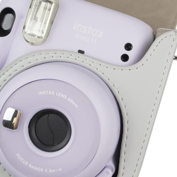 Rieibi PU-skinnveske for Mini 11, veske for Fujifilm Instax Mini 12