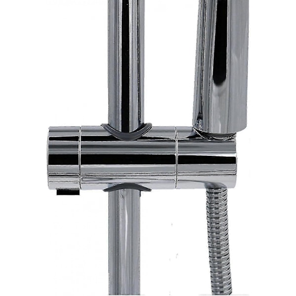 Brusehovedbeslag 360 Justerbar Brusehovedholder Til Diameter 28mm Abs Skinnehoved Glidestang