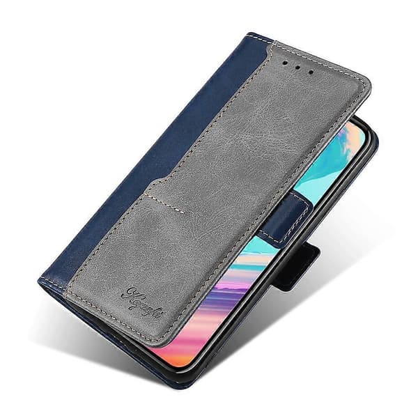 For Samsung Galaxy A23 5G Kontrastfarge Side Spenne Lær Telefondeksel