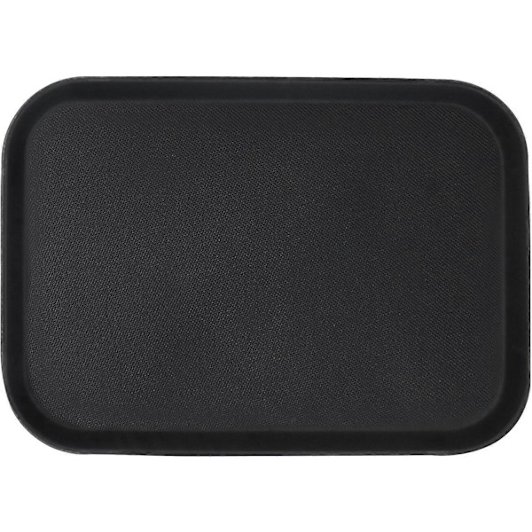 Serveringsbrett, rektangulært sklisikkert brett - 35,5 cm x 25 cm - svart