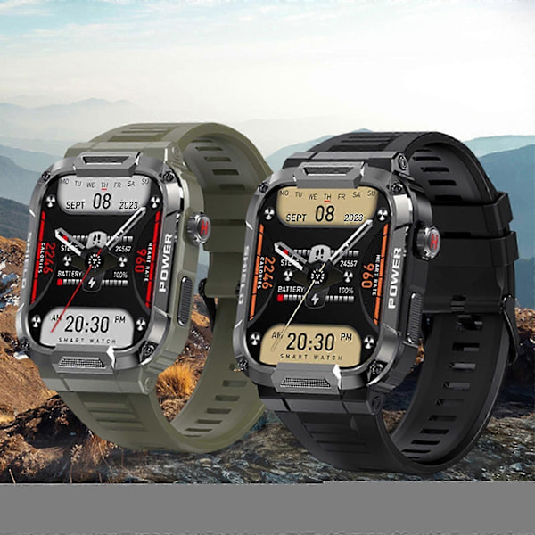 (Svart) Ny Uppgraderad Gard Pro Ultra Smart Klocka, Gard Pro Ultra Smart Klocka, Full Touch Screen Bluetooth Samtal Utomhus Sportklockor, Fitness Tracker