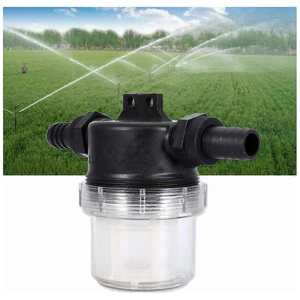 2-pak Vandpumpe Filter Net Sprinkler Justerbar Inline Transparent Mesh Si Vandingsværktøj til Havearbejde Vandpumpeinterface20mm