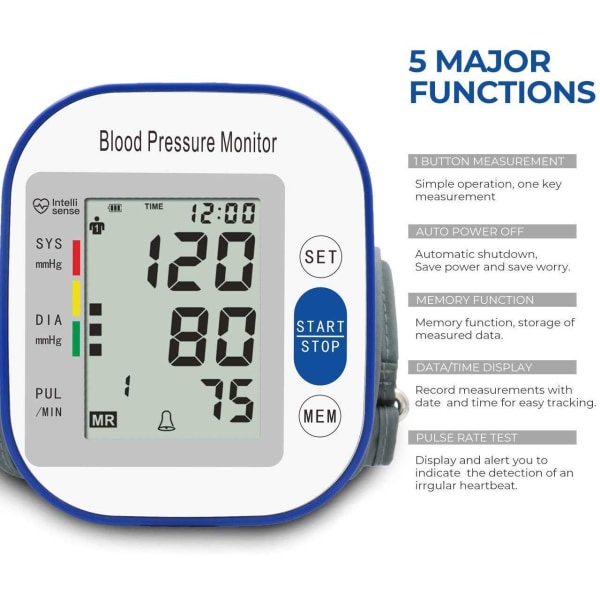 Elektronisk överarms blodtrycksmätare Professional