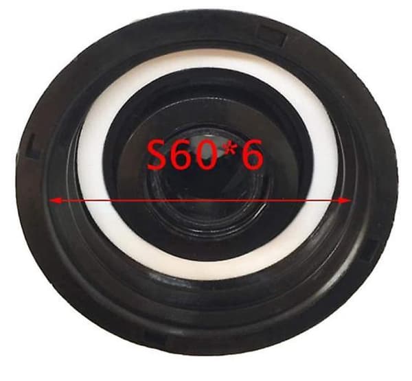 S60x6 IBC Vanntank Adapter Ventil Kran Tank 1000 Liter 3/4\" Hageslange