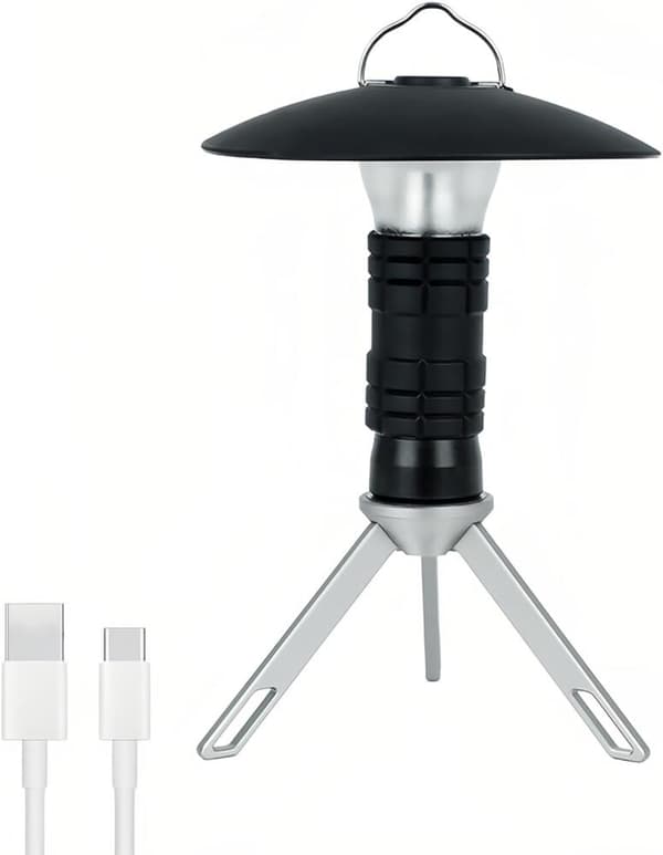 Høj kvalitet helt ny TOMSHOO USB Genopladelig Camping Telt Lanterne Magnetisk