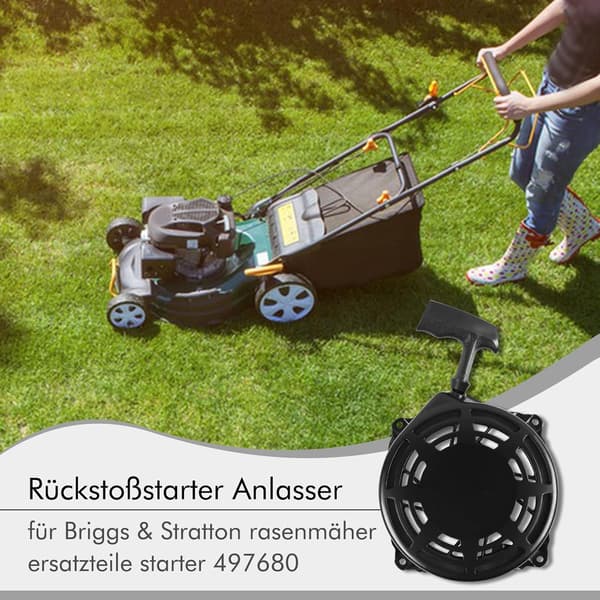 Startkabel för Briggs & Stratton 497680 498144 Manuell startmotor för gräsklippare