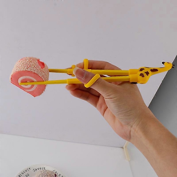 Barnespinner, 1 par treningspinner, barnas treningspinner, for voksne, nybegynnere - giraff
