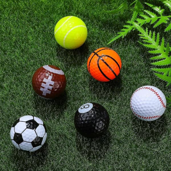 24 st Roliga Golfbollar Bulk Blandade Golfbollar Roliga Golfpresenter för Alla Golfare