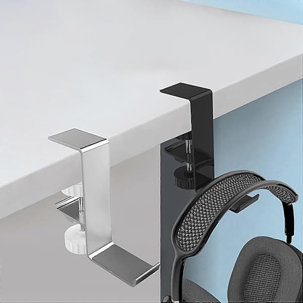 Metal Øretelefonholder - Universal Hovedtelefonkrog - med Justerbar Klemme