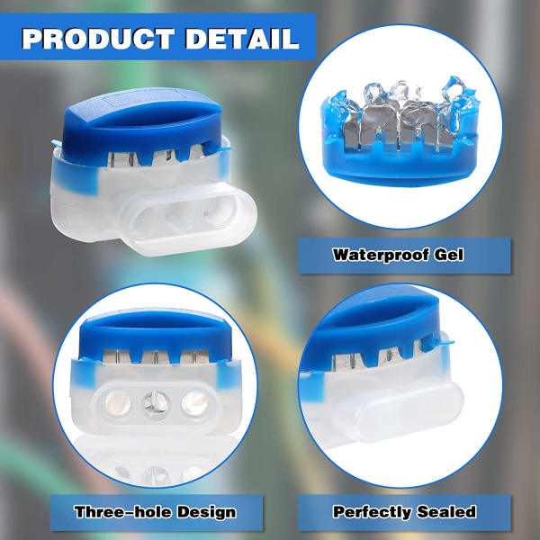 20 Pcs Cable Connectors Electrical Wire Connectors Crimp