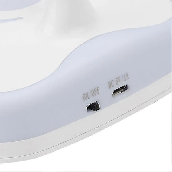 levels berøringskontroll USB-lading øyebeskyttelse, multifunksjonell 2 i 1 LED skrivebordslampe Nattlys Varmt lys