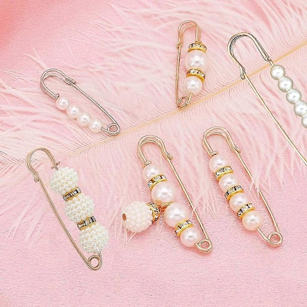 7-delars Broschset - Dekorativa Slagknappar för Kläder &amp; Accessoarer