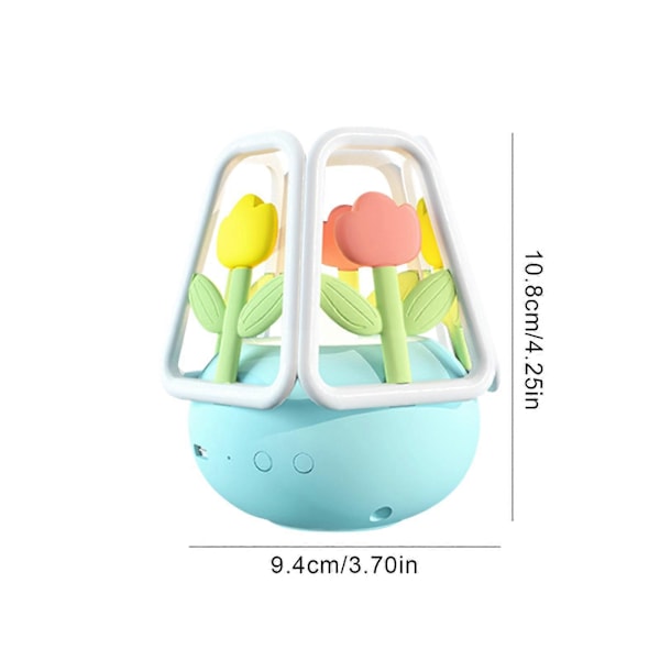 Tulip Nattlys LED Tulipandekorasjon Simuleringsblomst Soverom Bordlampe Atmosfære Dekorativ Lampe