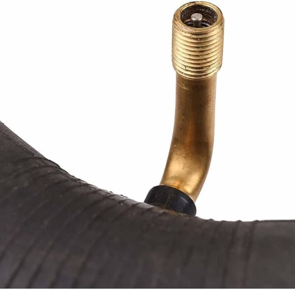 2 stycken 4.10/3.50-4 Innerslang med Ventilskaft för Skottkärra Gräsklippare Barnvagn Generator Trädgårdsvagn, Innerslang Däck