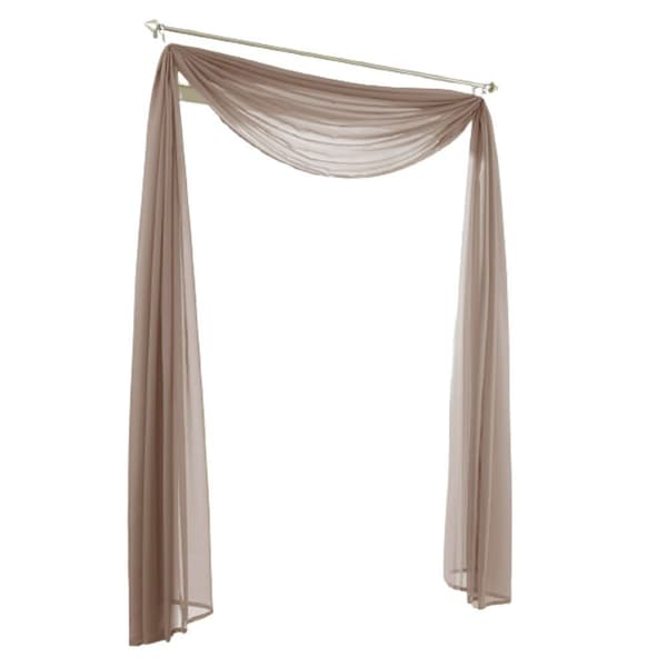 Kappe Voile Skjerf Dekorative Gardiner BxL 140x600cm