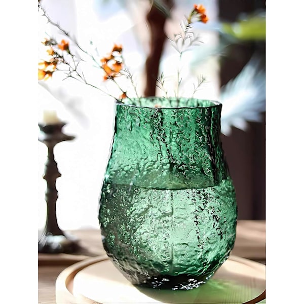 Tykkvegget Blomstervase i Glass for Spisebord 8 Tommer