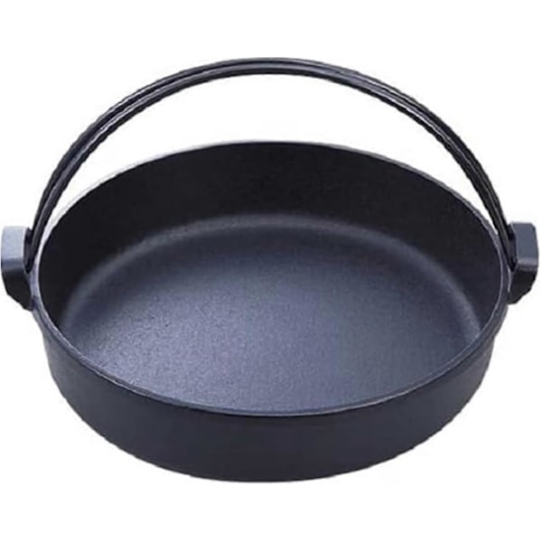 Sukiyaki Gryta för Matlagning i Svart 10.2 Tum (26 cm)