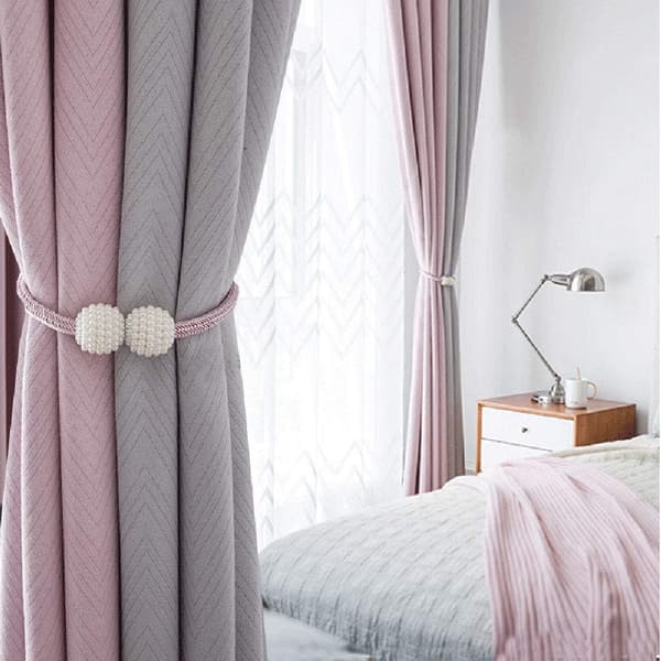 Magnetiske gardinholdere, 4 stk, til hjem, hotell, vindusdekorasjon
