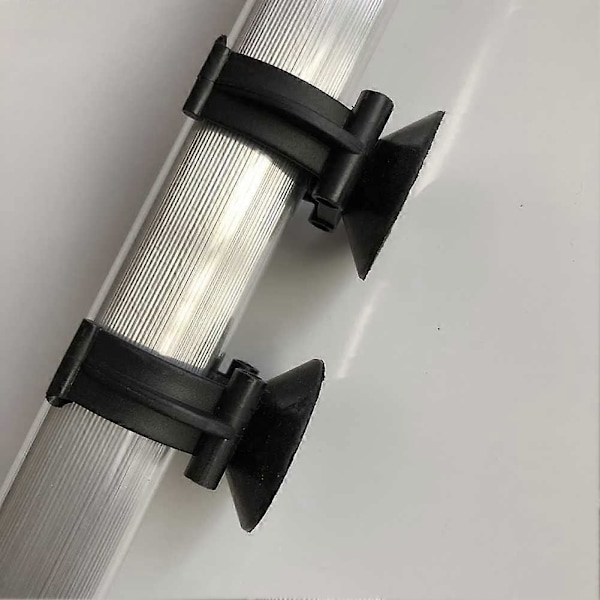 10 stk. Sorte Akvarievarmer Sugekopper Clips Holdere til Akvarium Varmelegemer